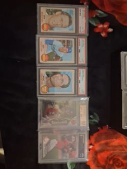 Lot of 5 Graded Baseball Cards PSA BGS