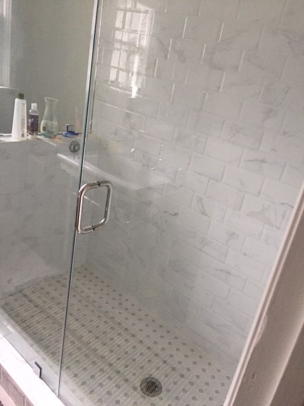 New shower