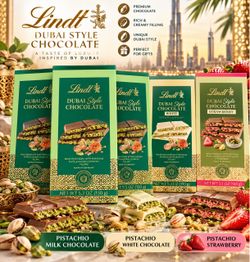 Lindt Dubai Style Chocolate Pistachio & Strawberry