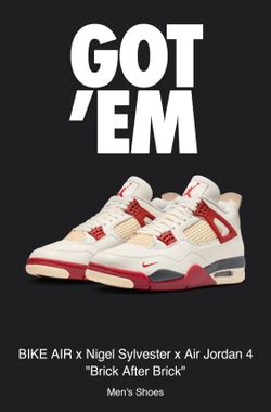 Newly Released 2026 Nigel Sylvester x Air Jordan 4 Retro OG SP 'Brick After Brick'