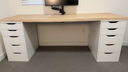 IKEA Alex Drawer Karlby desk