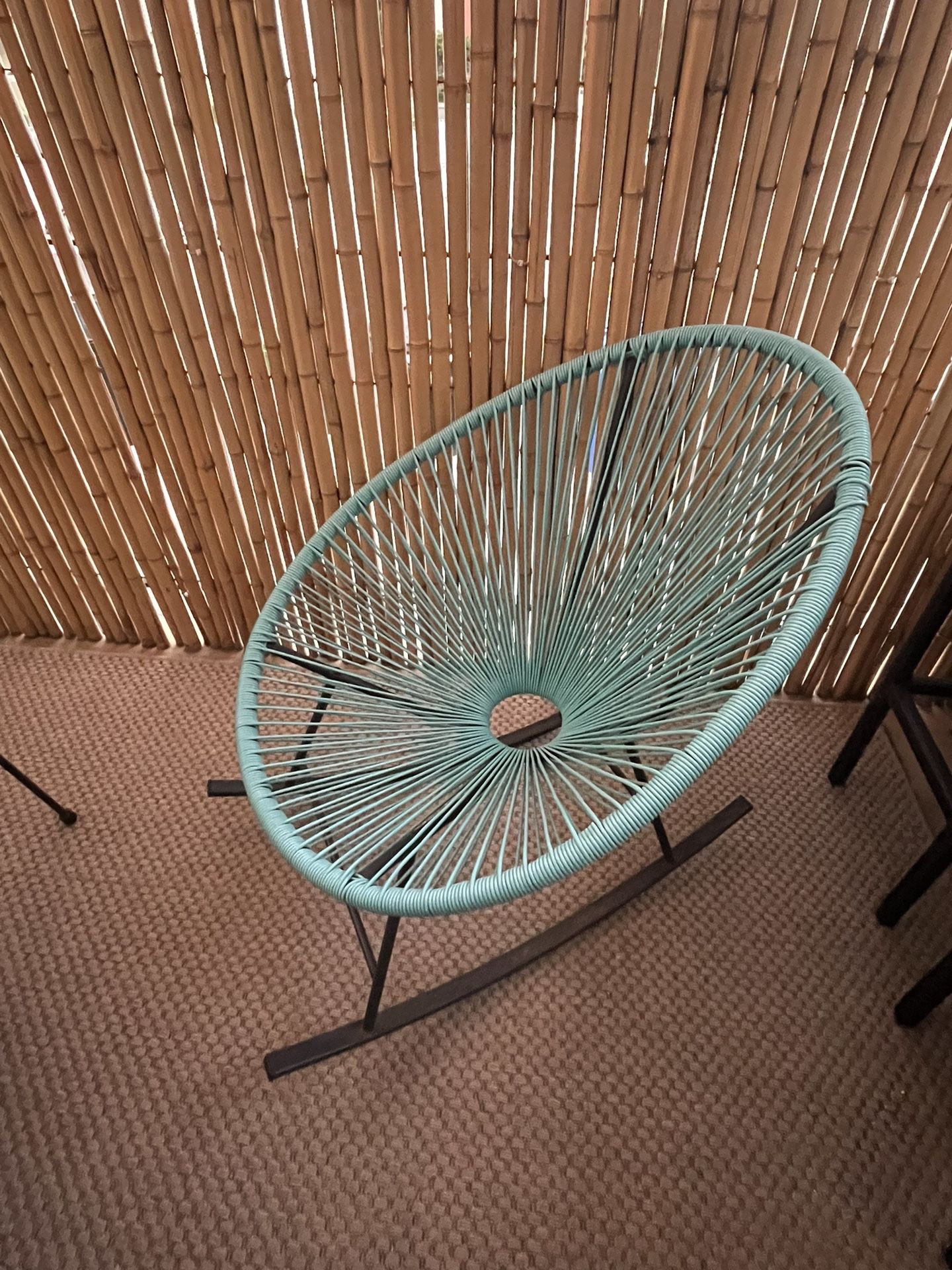 Acapulco Rocking Chair (Turquoise)