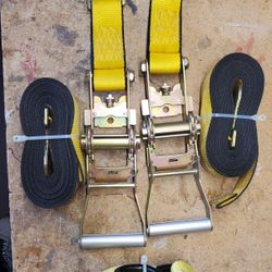Heavy Duty Cargo Ratchet Straps