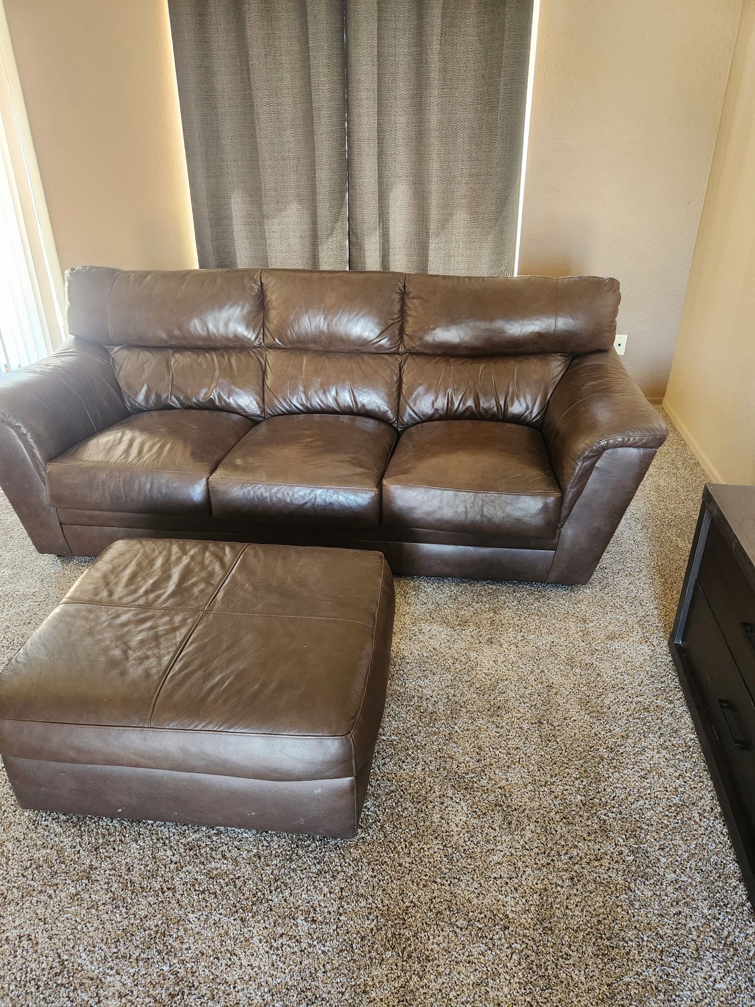 Leather Sofa Set