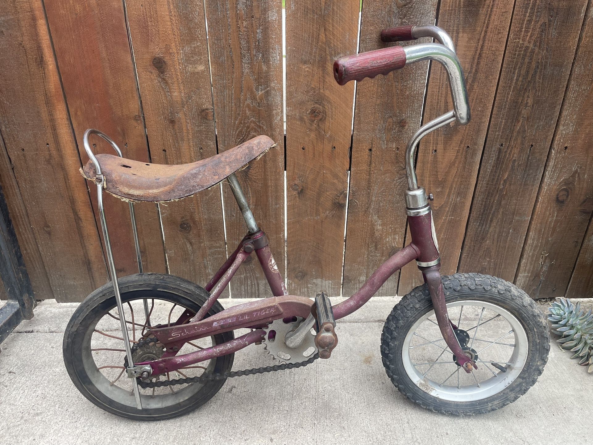 1968 Schwinn Sting Ray lil Tiger 12”