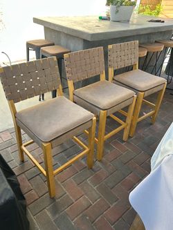 Set of 3 Kitchen Counter Stools