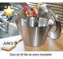 Princess House. Cazo De 50 Qts Clásico De Acero Inoxidable Nuevo En Su Caja