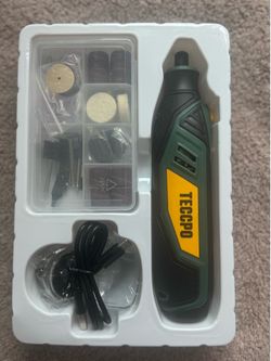 Mini Dremel Mototool Inalámbrico TECCPO - Nuevo en Caja