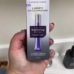 New Unopened Box - Lumify Eye Illuminations Bauch + Lomb Brand, Eye Cream 