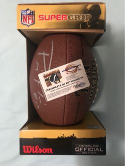 Philip Rivers Autograph Football, COA, Display Case
