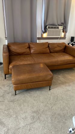 Leather sofa