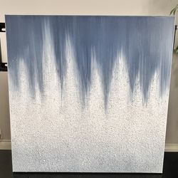 Large Textured Abstract Canvas Wall Art