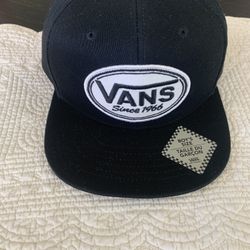 Vans Boys Flat Bill Hat Brand New (4 Available)