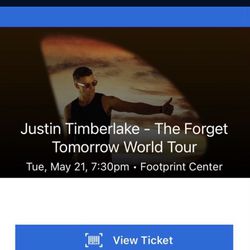 Justin Timberlake- The Forget Tomorrow World Tour 