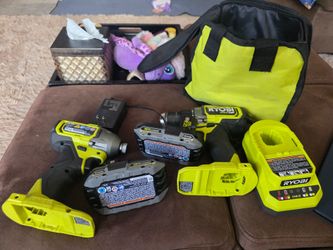 Ryobi one plus drll and impact combo