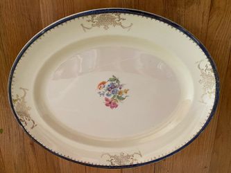 Serving Platter; Antique Stetson China 