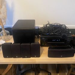 Denon Audio Receiver + Boston Acoustics 5.1 Speakers