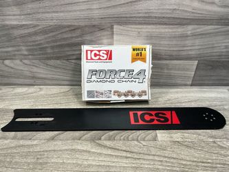 ICS 644741 ICS FORCE4 Premium L Diamond Chain + 15" Guide Bar (A1D028954)