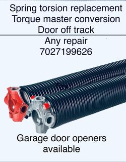 Garage Door .and Springs New