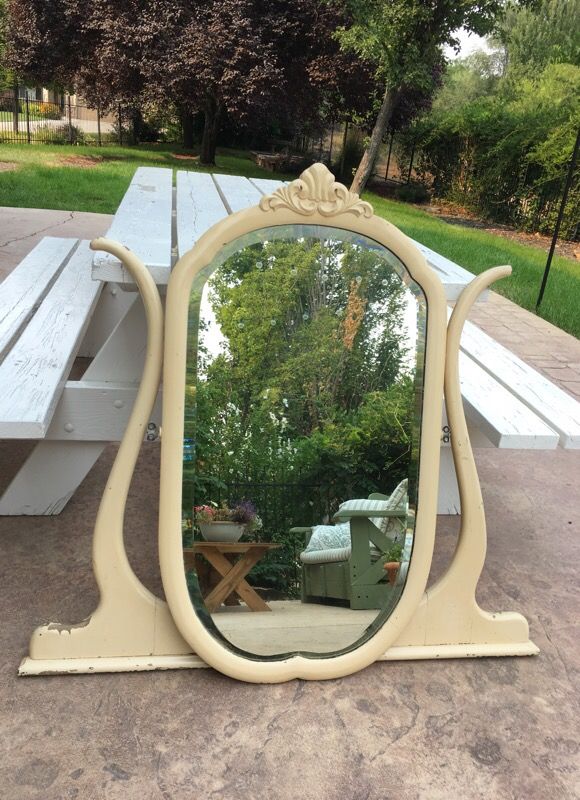 Antique vanity mirror