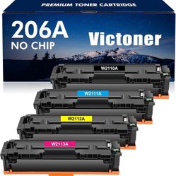206A Toner Cartridges 4 Pack Set
