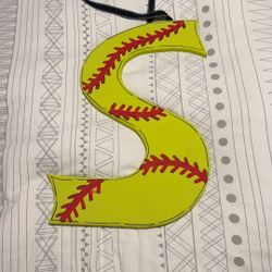 Softball Wall Sign Art 