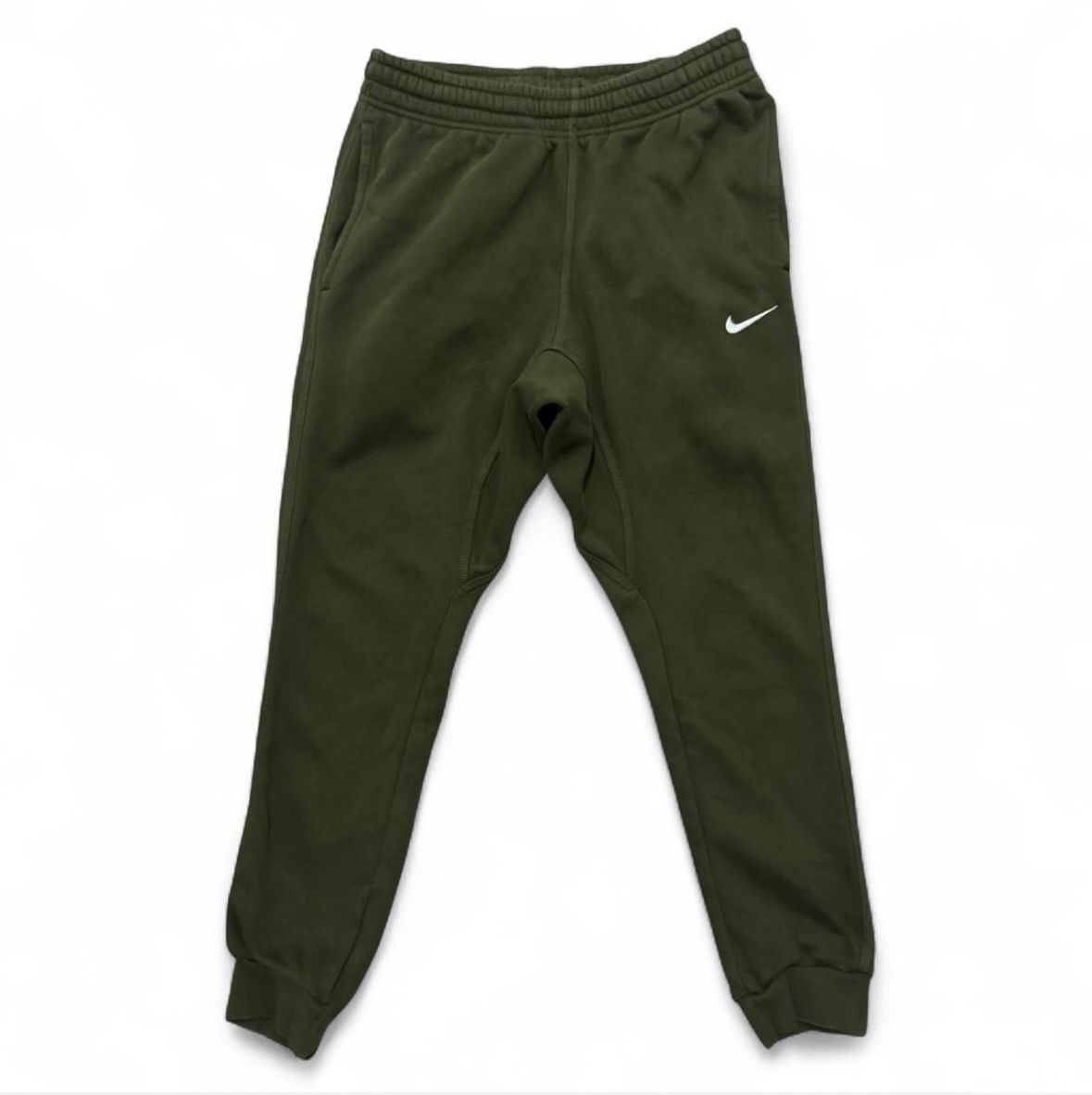 Nike olive green mens club fleece jogger pants