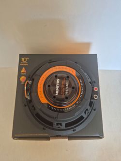 MEMPHIS ( 1 )10 INCH 2 OR 4 OHM SELECTABLE VOICE COIL CAR SUBWOOFER 600 WATTS