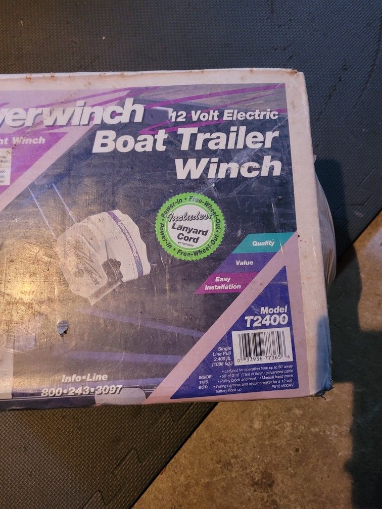 New In Box Powerwinch