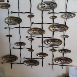 Hanging Metal Art Deco