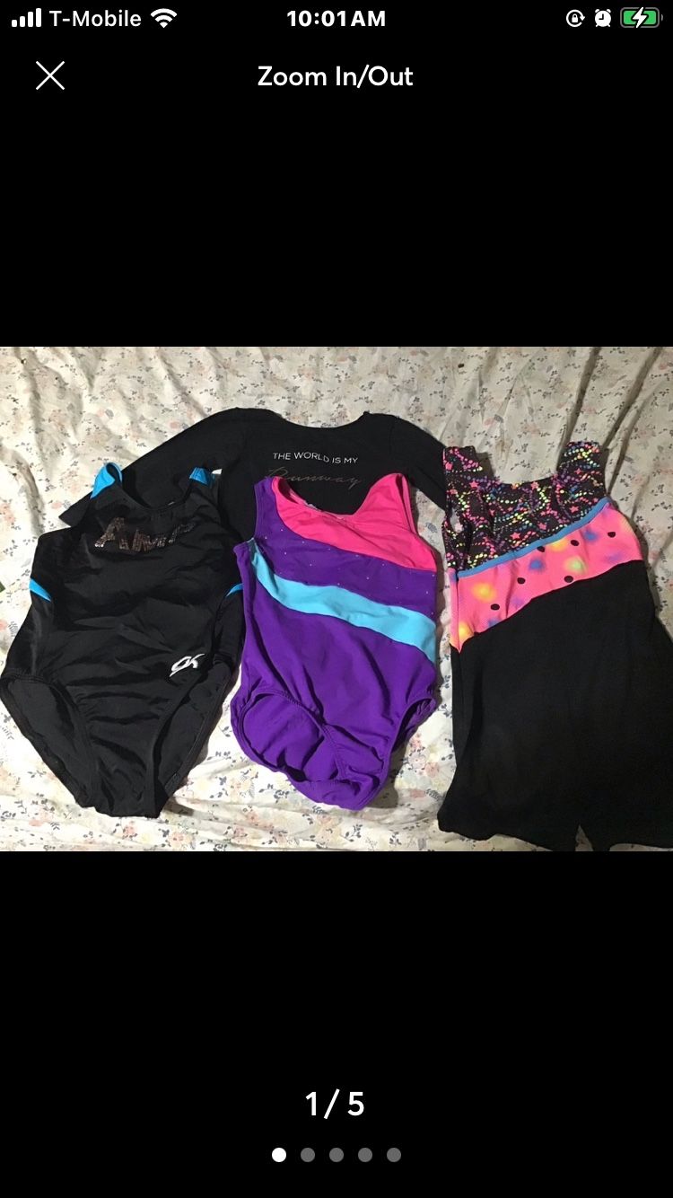 ✅ 4pc // Girls Bodysuits ;; Leotards;; Gymnast Outfits