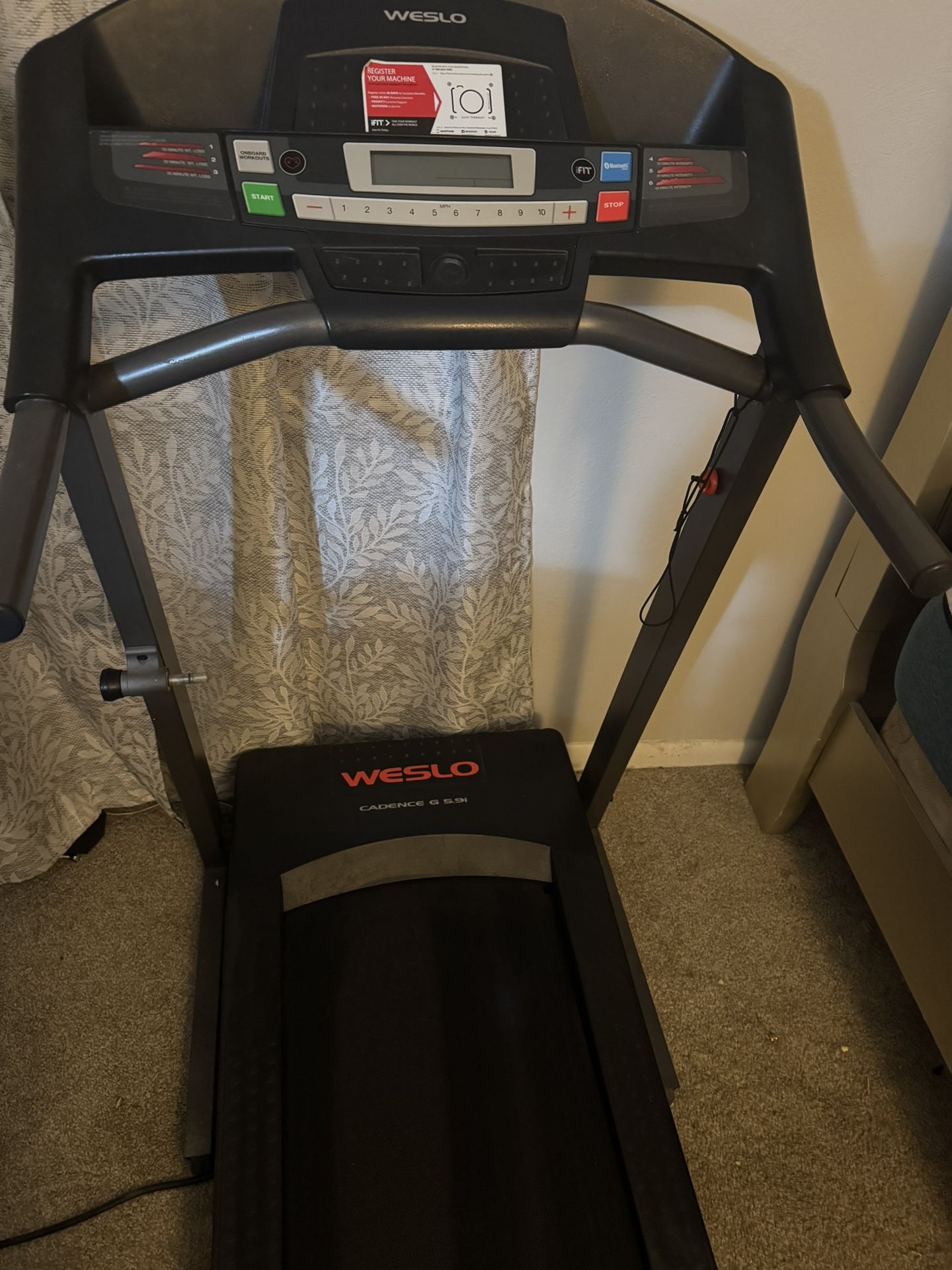 For Sale: Weslo Cadence G 5.9i Treadmill