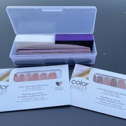 (2) Sets Of Polished Nail Strips And Filers