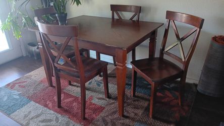 Table and chairs