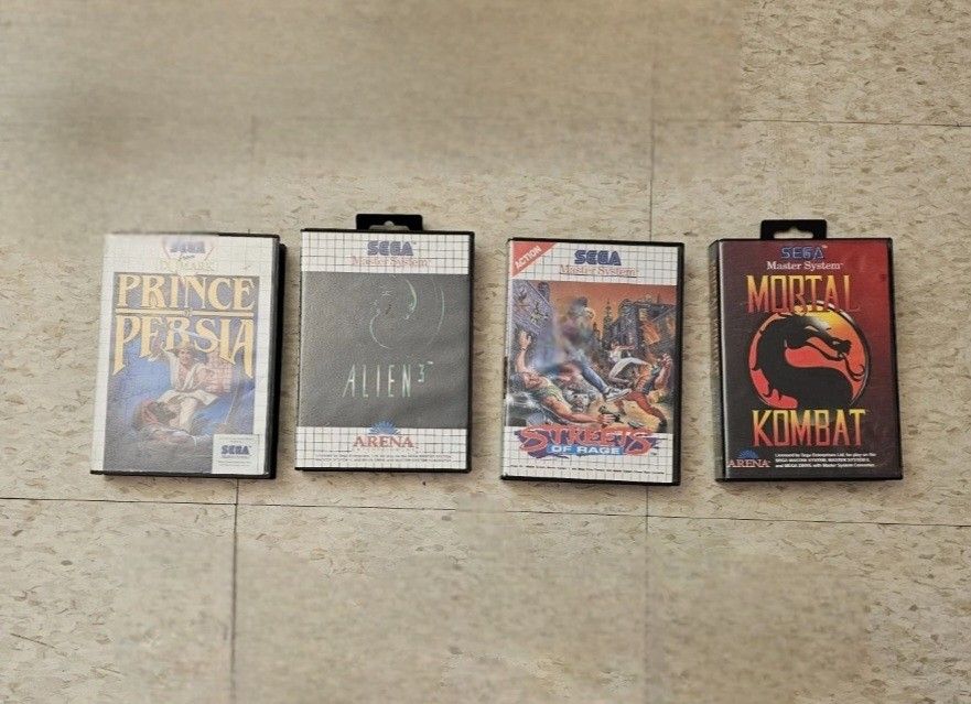 Lot Of 4 Sega Master System Games.