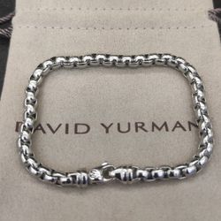 David Yaman 5MM box chain bracelet, 17cm, 19cm, 21cm, 23cm.
