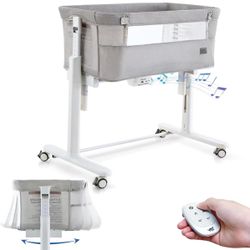 Bassinet Bedside Sleeper With Music 