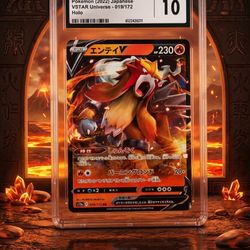 Pokemon Entei Graded Slab