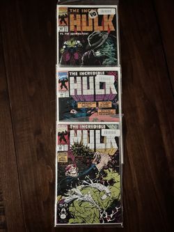 Vintage Incredible Hulk Comics 1991