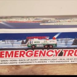 1996 Vintage Hess Truck Toy Emergency Truck 1996  In Original Box