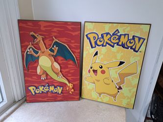 Pokémon 13 x 9 hardboard hanging wall posters
