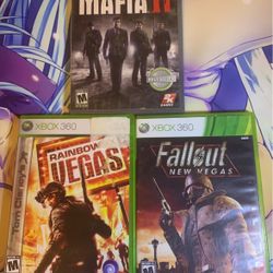 Xbox 360 Maria2 & Rainbowsix Vegas & Fallout Vegas