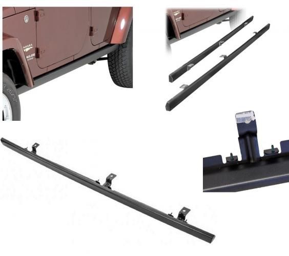 Mopar Rubicon Rock Rails 07-17 Jeep Wrangler Unlimited