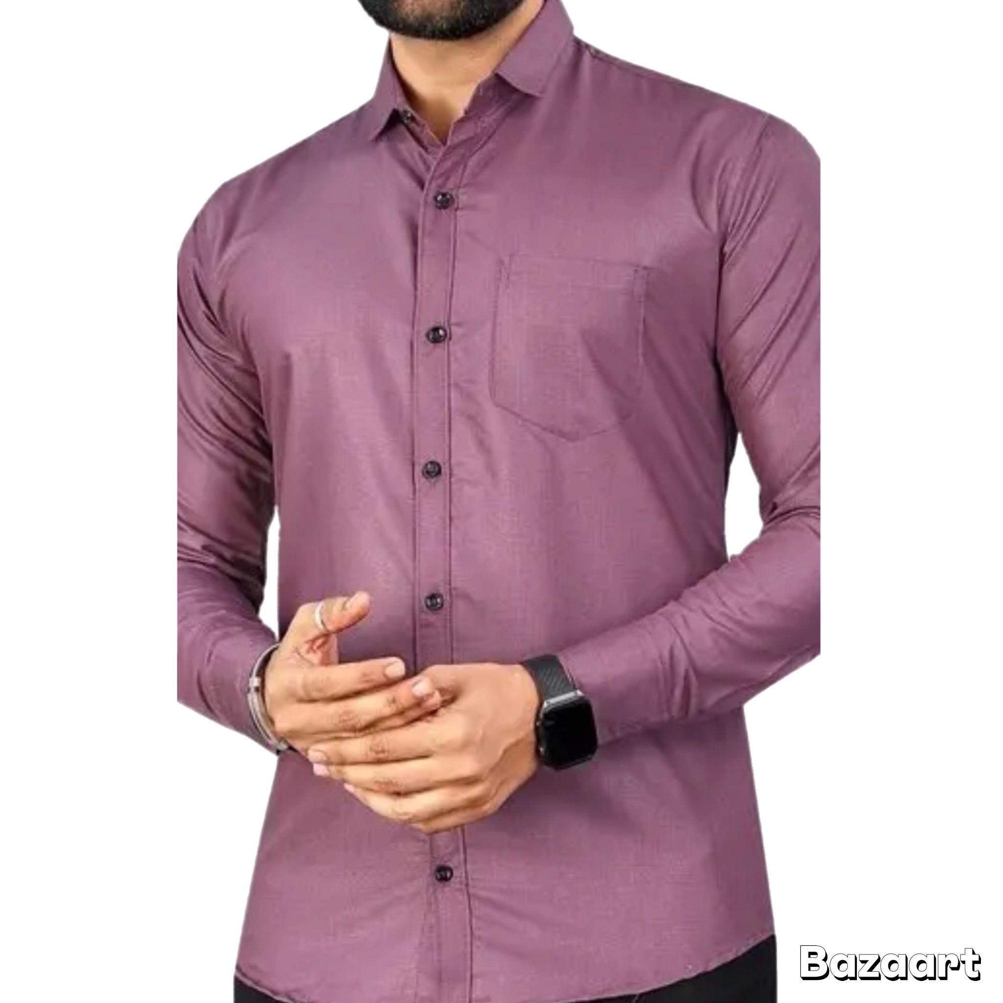 MENS XL Architect Regular Fit Classic Dress Shirt 17-17.5 34/35 Perfectly Plum