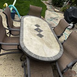 Patio Furniture + Cover + Lounge Chair 