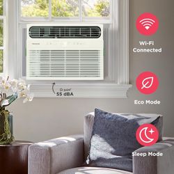 Frigidaire 12,000 BTU Smart Window Air Conditioner with Wi-Fi, Cools Up to 550 Sq. Ft., Remote Contr