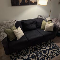 Dark Blue Sofa - 88” - $150 OBO