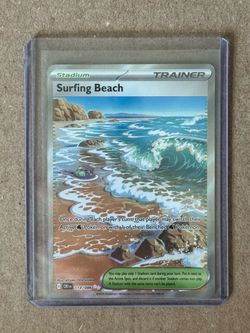 Pokémon Surfing Beach 114/086 – Chaos Rising Ultra Rare Holo
