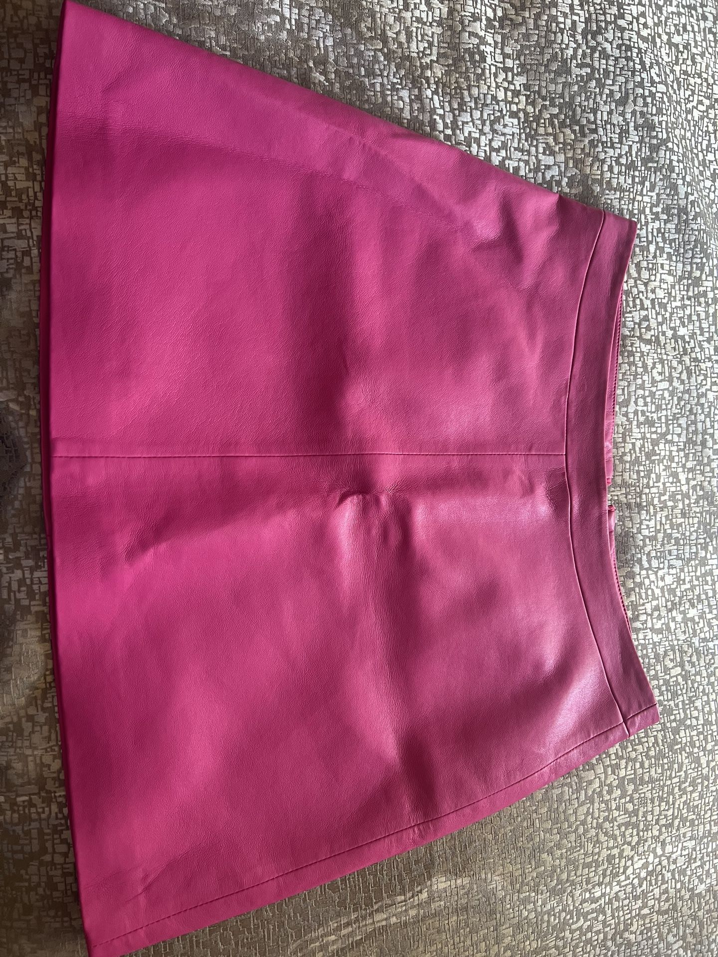 AS by DF Pink Leather skirt