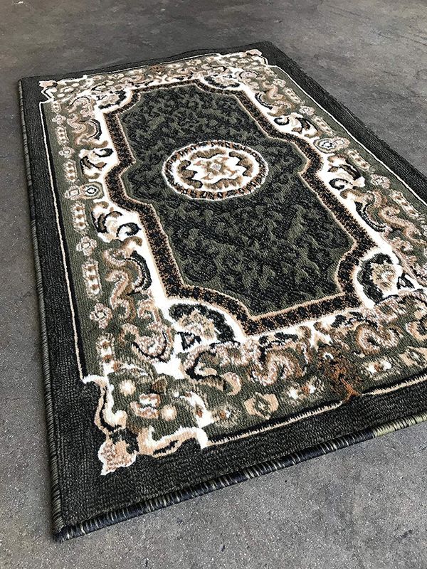 Door Mat Area Rug Sage Green Color Traditional Design Brand New